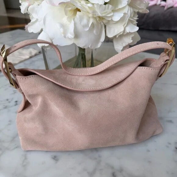 J. Crew Berkeley Suede Shoulder Bag - NWT - Picture 4 of 7